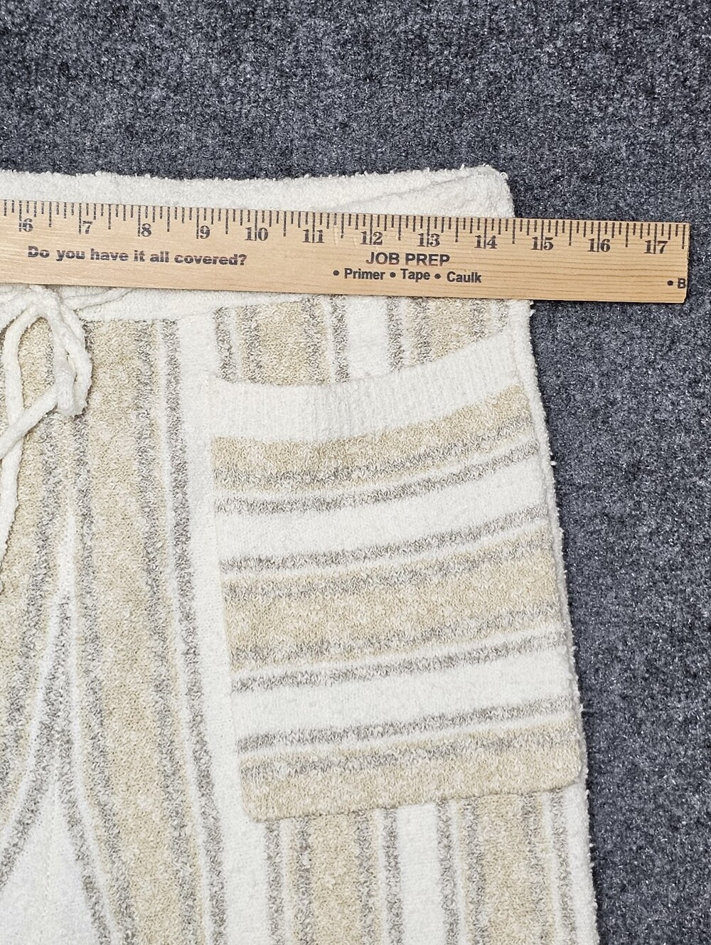 Free People Striped Baja Hoodie & Pant Set - Oversized Woven Terry - Size S - Picture 10 of 12